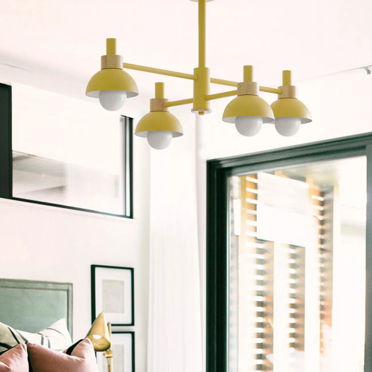 Люстра на штанге FANTA A 8 lights Pink от ImperiumLoft