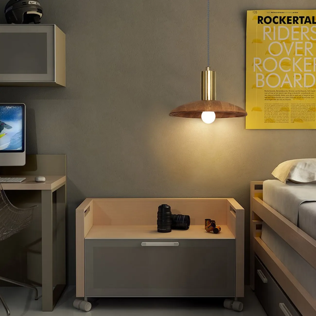 Подвесной светильник WOOD Dark brown от ImperiumLoft Подвесной светильник WOOD Dark brown от ImperiumLoft