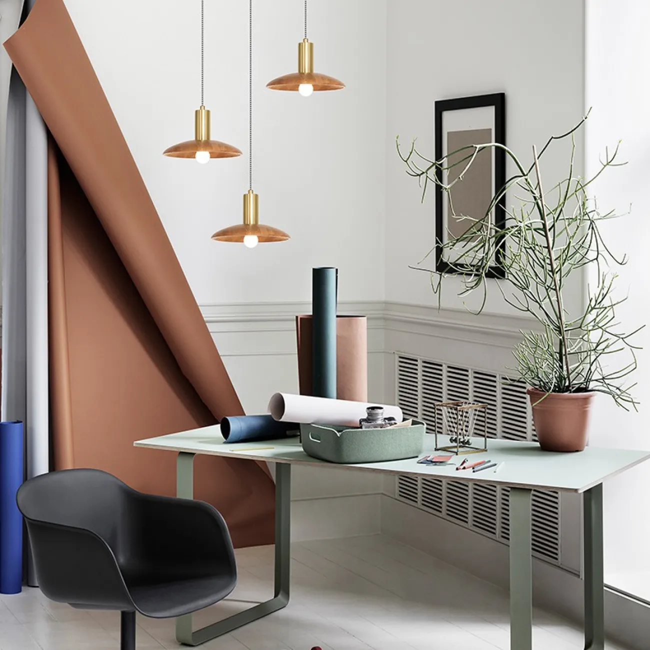 Подвесной светильник WOOD Dark brown от ImperiumLoft Подвесной светильник WOOD Dark brown от ImperiumLoft