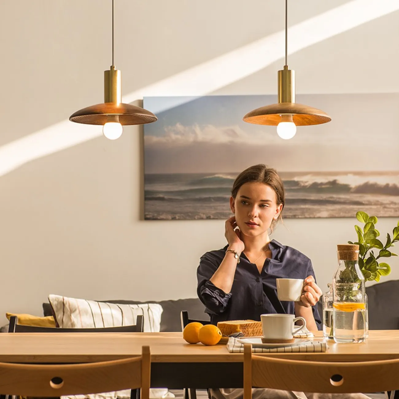 Подвесной светильник WOOD Dark brown от ImperiumLoft Подвесной светильник WOOD Dark brown от ImperiumLoft