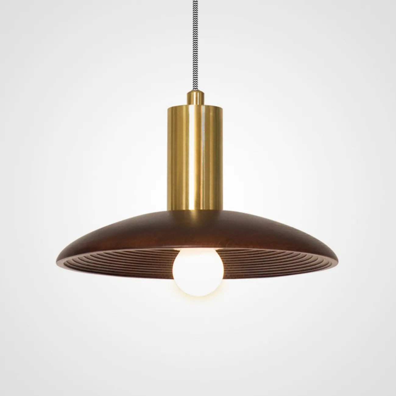 Подвесной светильник WOOD Light brown от ImperiumLoft