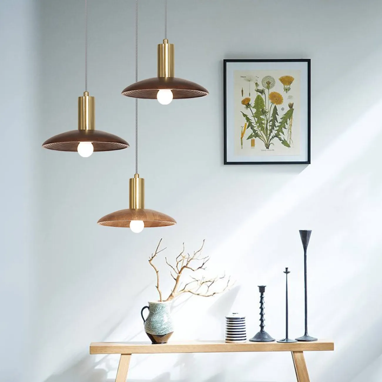 Подвесной светильник WOOD Dark brown от ImperiumLoft Подвесной светильник WOOD Dark brown от ImperiumLoft