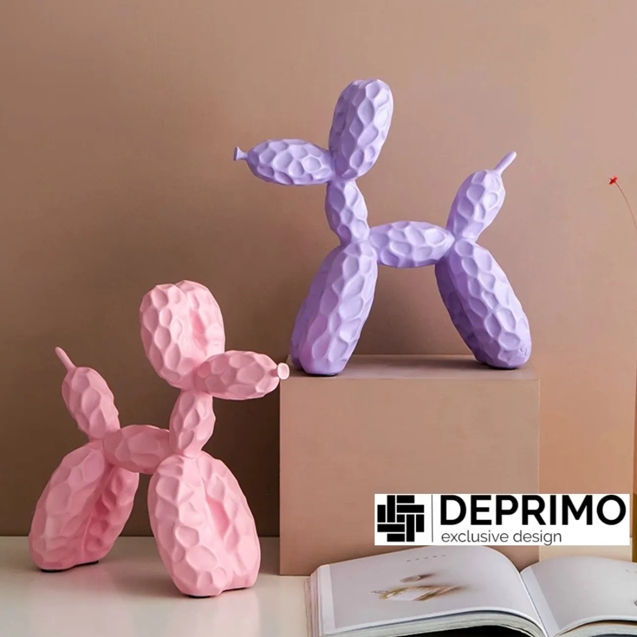 Дизайнерская скульптура собаки LaLume-SKT00179 