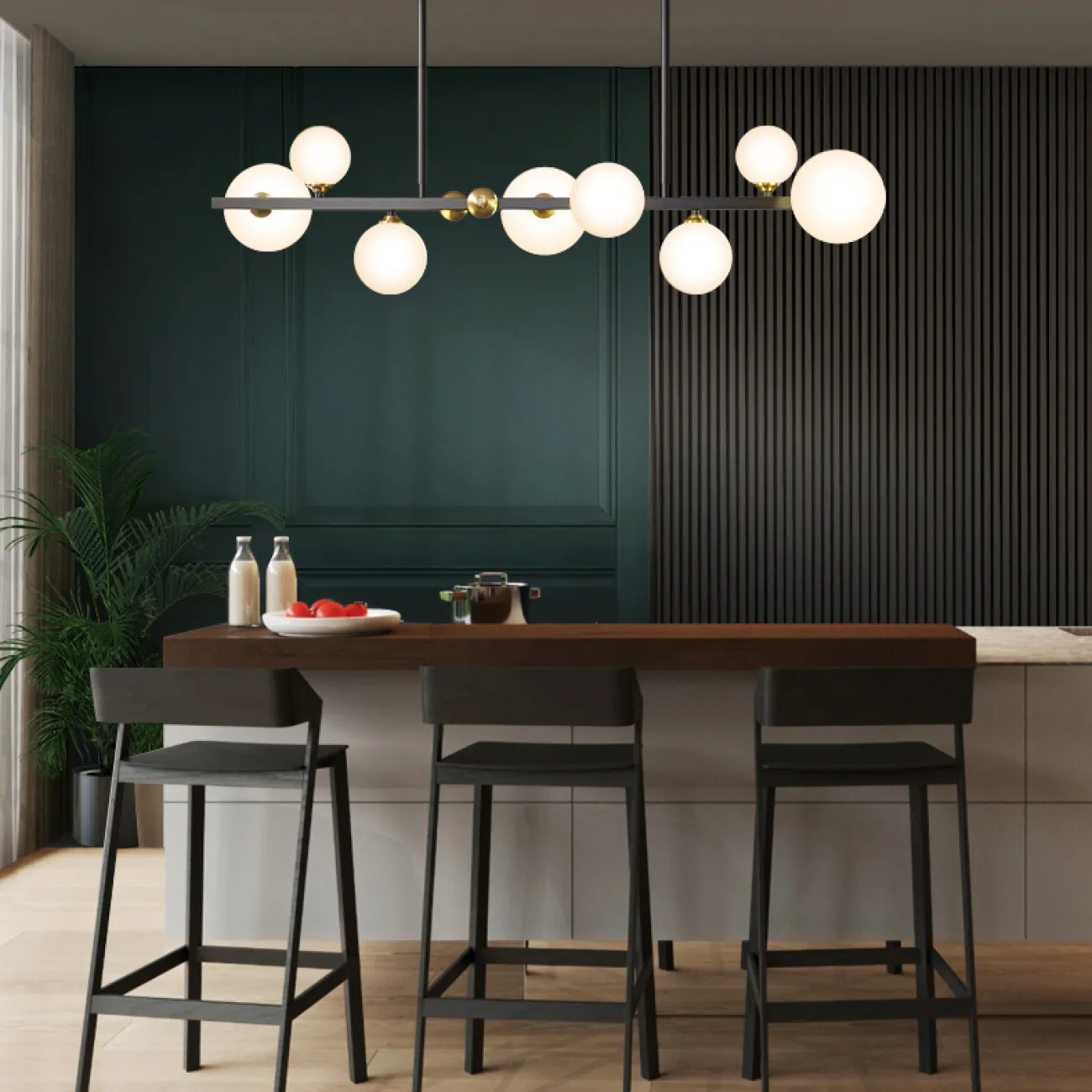 Потолочный светильник MARENS Brass от ImperiumLoft