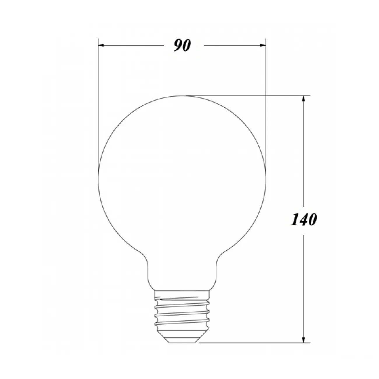 Лампочка Loft Edison Retro Bulb №5 от LaLume