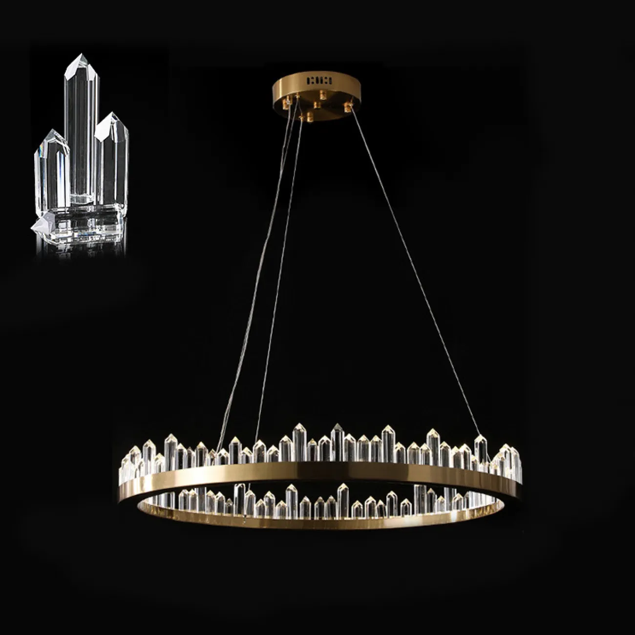 Подвесная люстра QUARTZ LUX C D60 от ImperiumLoft