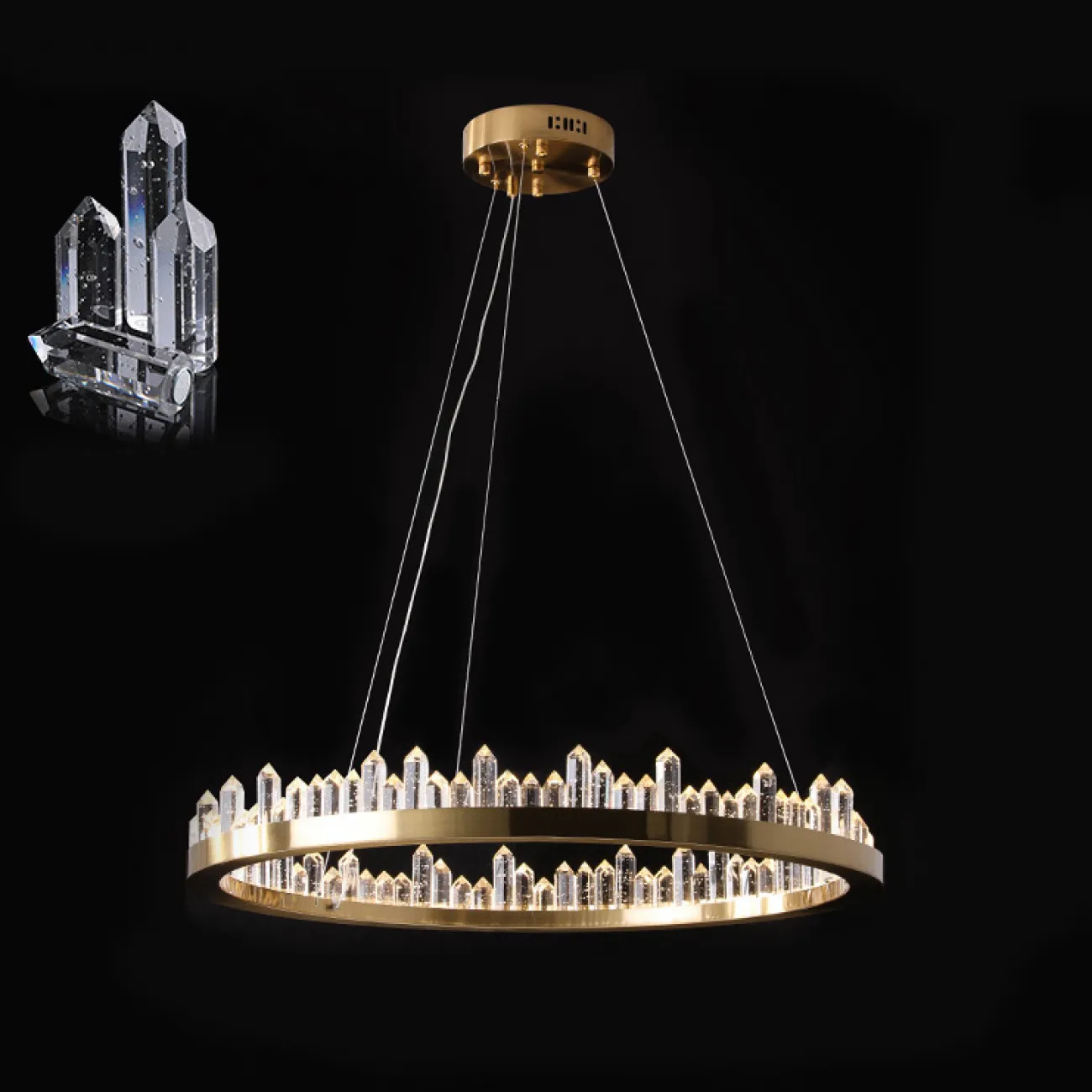 Подвесная люстра QUARTZ LUX A D80 от ImperiumLoft