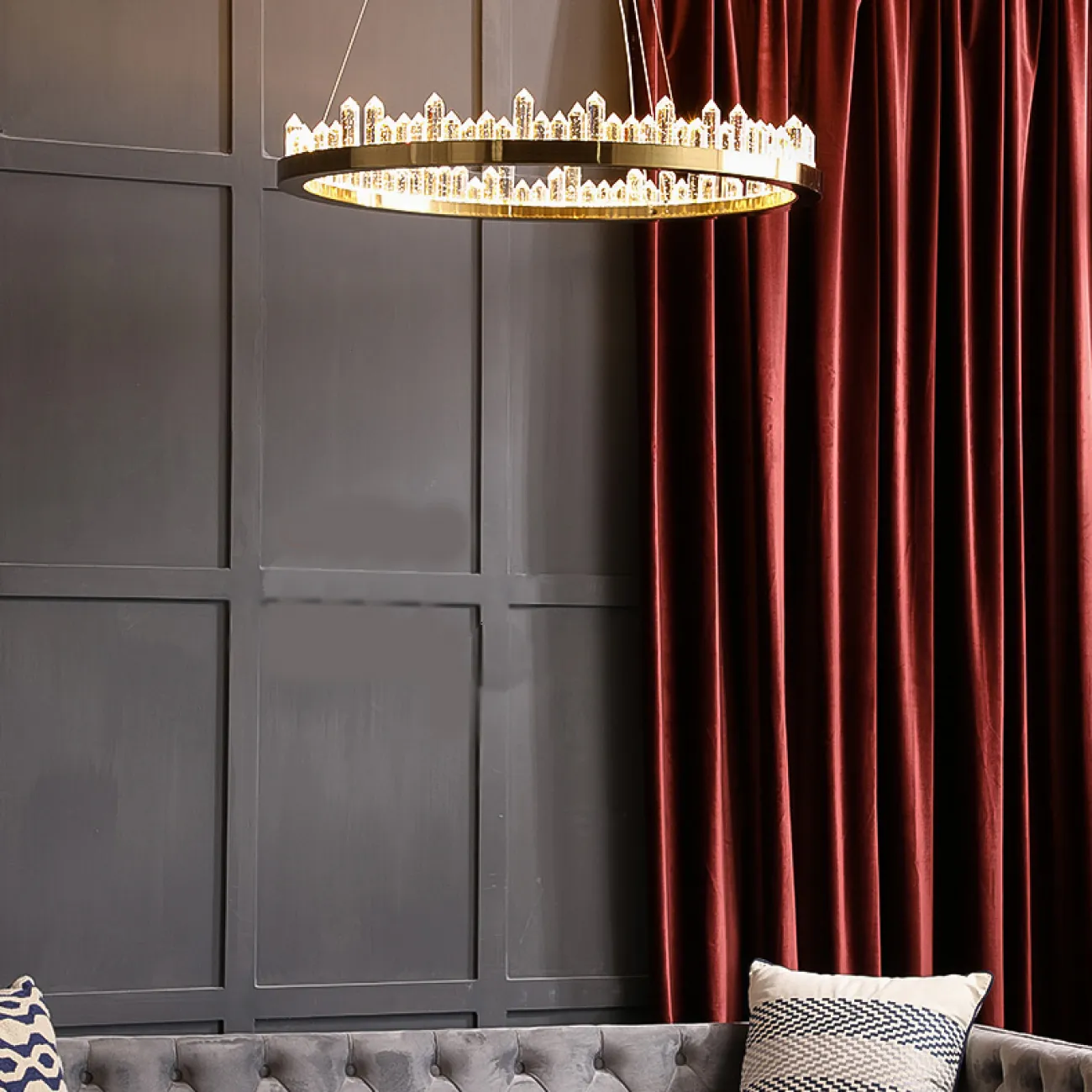 Подвесная люстра QUARTZ LUX A D80 от ImperiumLoft