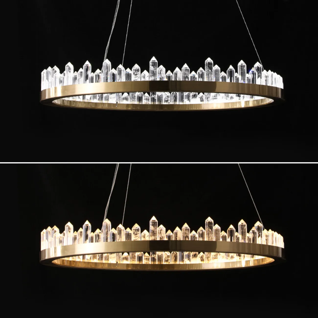 Подвесная люстра QUARTZ LUX A D80 от ImperiumLoft