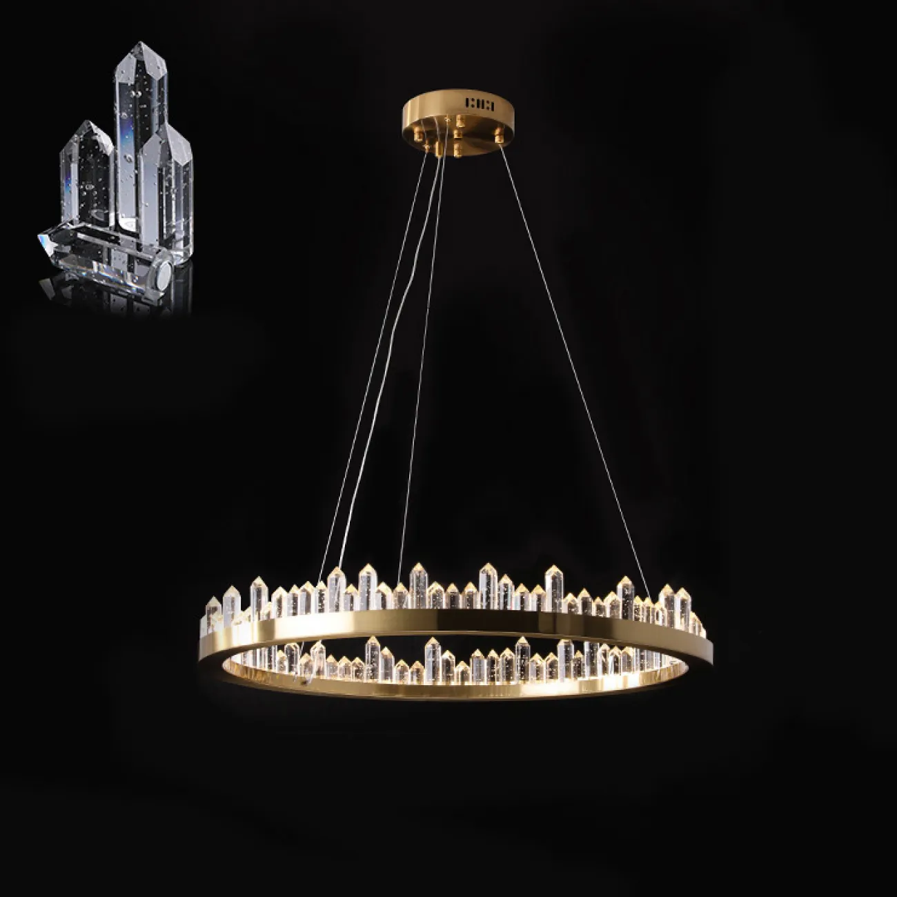 Подвесная люстра QUARTZ LUX A D80 от ImperiumLoft