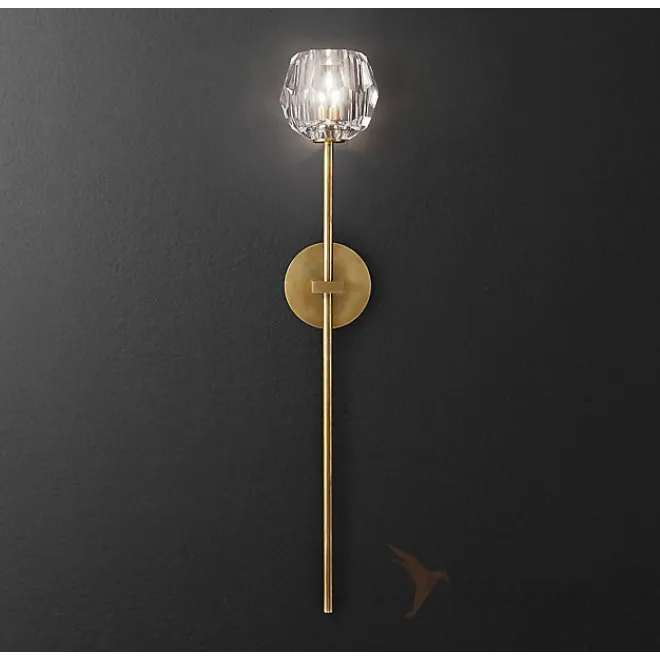 Бра RH Boule de Cristal Long Sconce Brass от ImperiumLoft