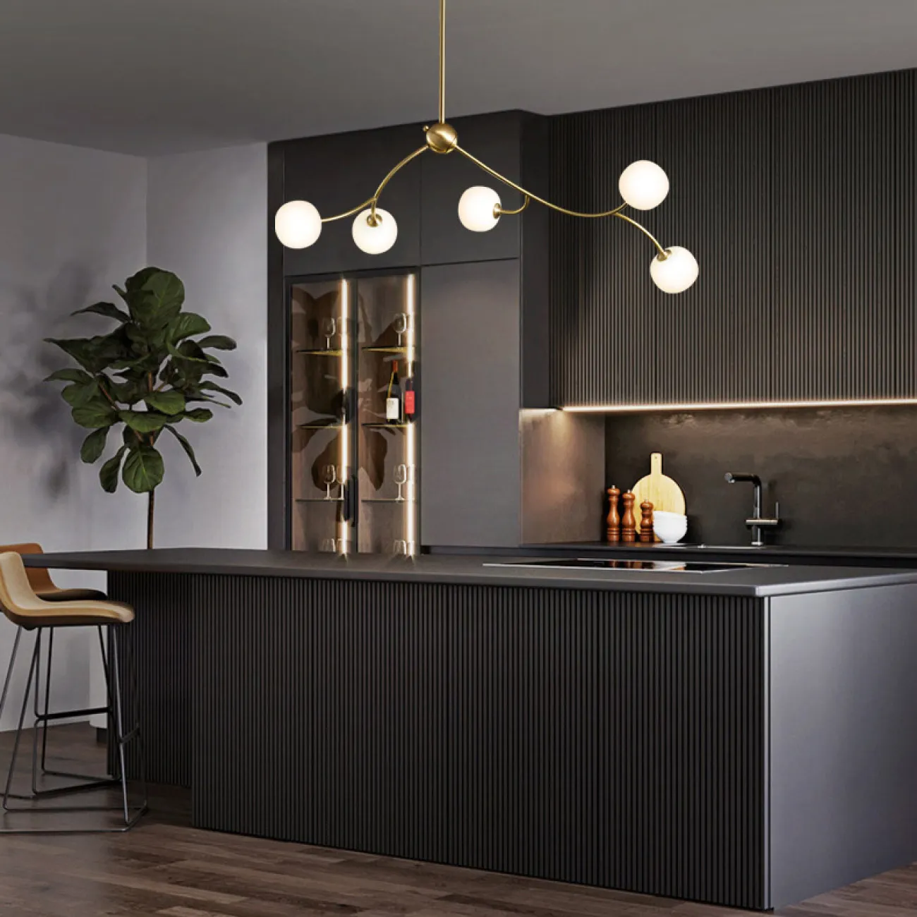 Потолочная люстра MELLA L3 от ImperiumLoft Потолочная люстра MELLA L3 от ImperiumLoft