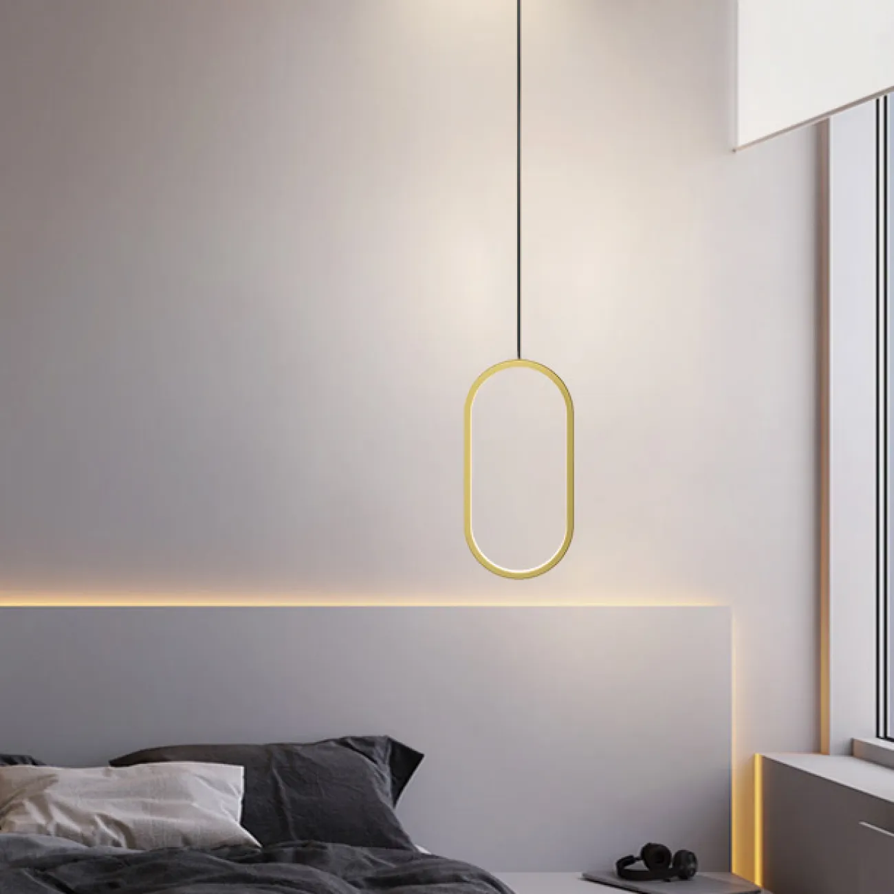 Подвесной светильник STRING B Black 4000К от ImperiumLoft