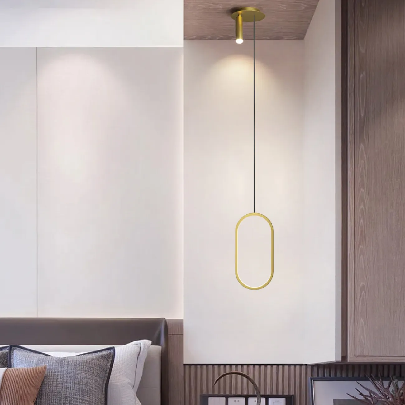 Подвесной светильник STRING B Black 4000К от ImperiumLoft
