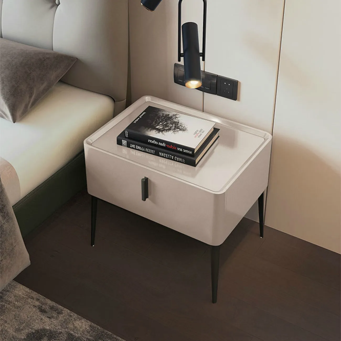 Дизайнерская прикроватная тумба - LaLume-TT00145