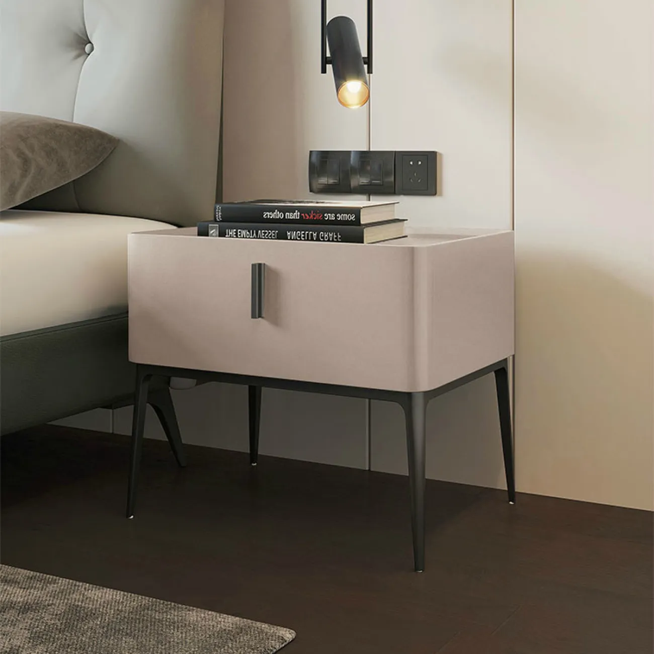 Дизайнерская прикроватная тумба - LaLume-TT00145