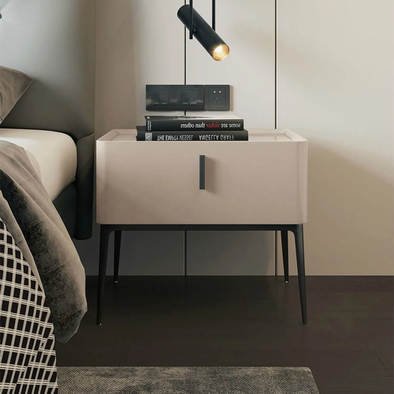 Дизайнерская прикроватная тумба - LaLume-TT00145