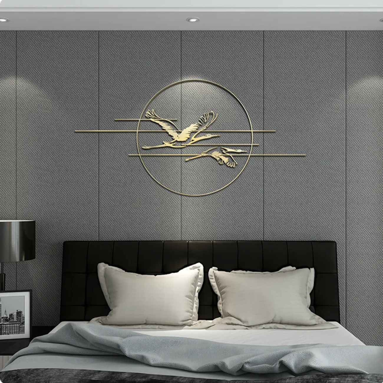 Дизайнерский настенный декор птицы LaLume-KKK00219