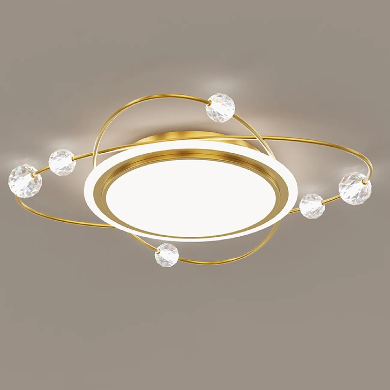 Потолочный светильник AMATIUS D105 Brass от ImperiumLoft