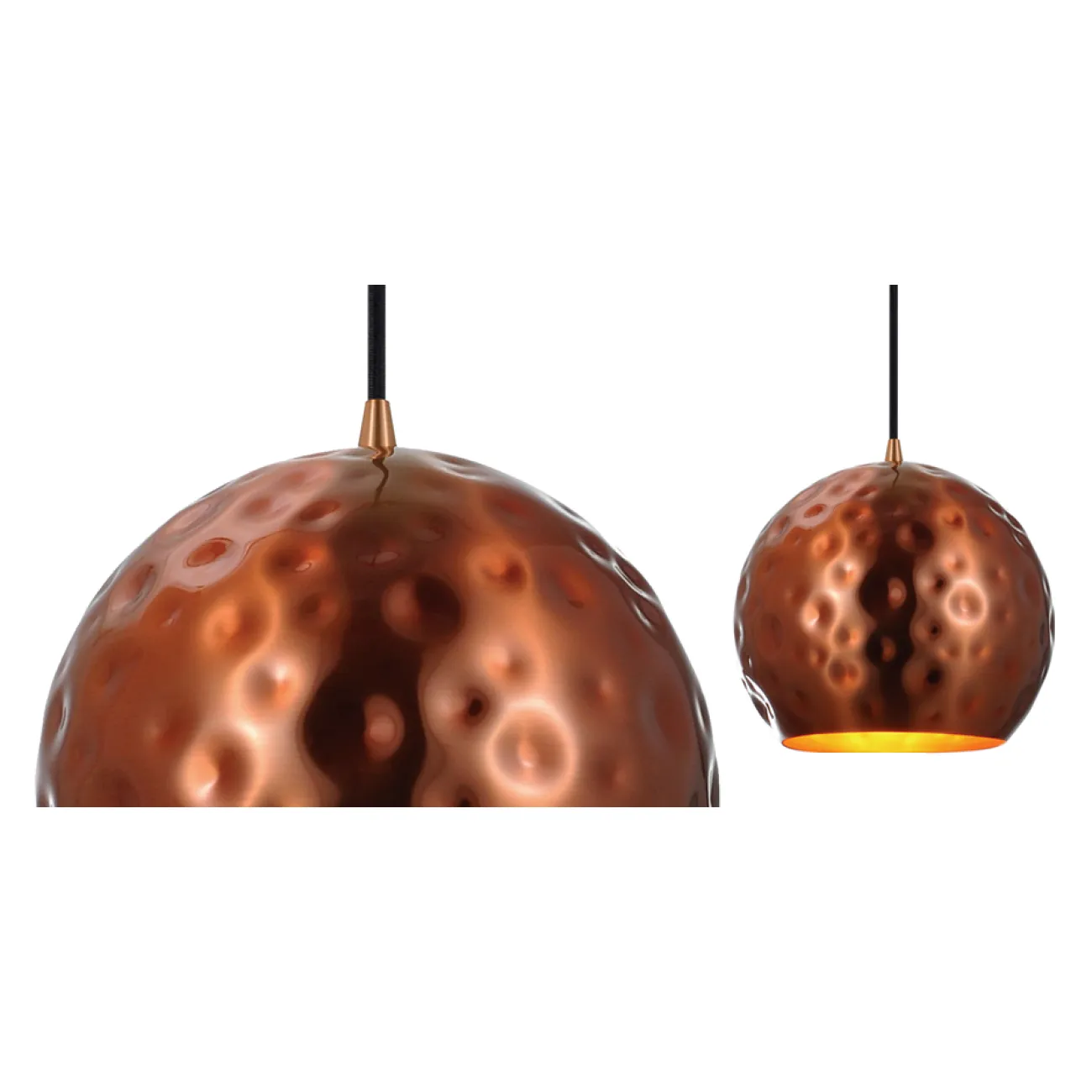 Подвесной светильник Copper loft pendant lamp sphere от LaLume