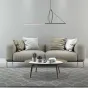 Подвесной светильник SUSPENSION CERCLE ET TRAIT – GRAPHITE SATINE L120 от ImperiumLoft