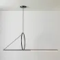 Подвесной светильник SUSPENSION CERCLE ET TRAIT – GRAPHITE SATINE L120 от ImperiumLoft