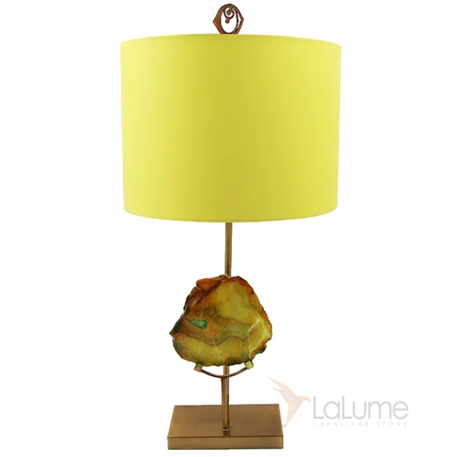 Настольная Лампа Agate Table Lamp Yellow от LaLume Настольная Лампа Agate Table Lamp Yellow от LaLume