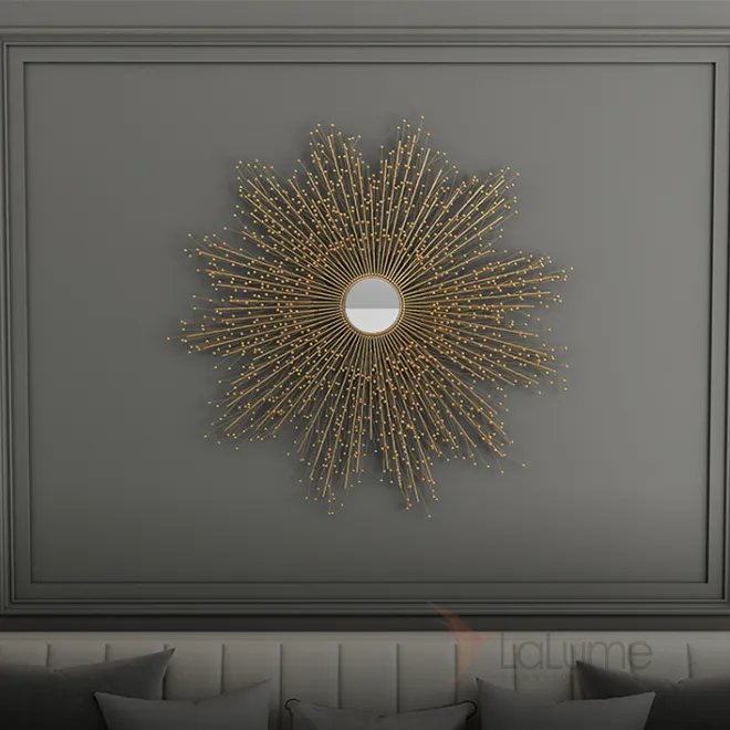 Дизайнерский настенный декор зеркало LaLume-KKK00229 Дизайнерский настенный декор зеркало LaLume-KKK00229