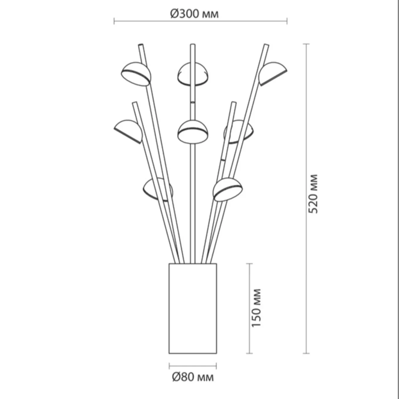 Настольная Лампа Bloom vertical