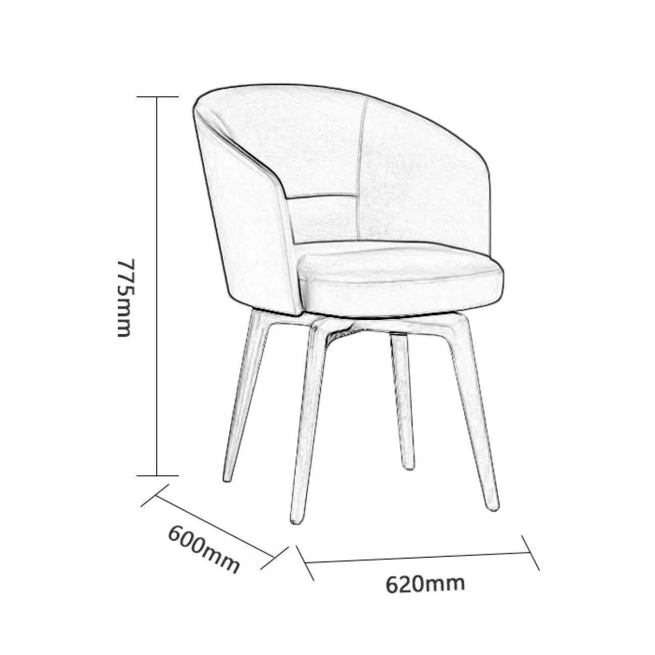 Дизайнерский стул LaLume-ST00141