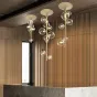 Потолочный светильник на вертикальной стойке IONA LINE White 6 от ImperiumLoft