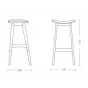 Стул Johannes Andersen Allegra Bar Stool designed by Johannes Andersen		 in 1961 от LaLume