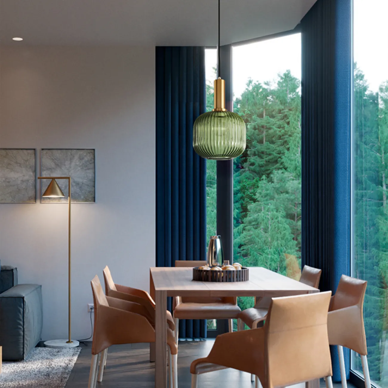 Подвесной светильник Ferm Living chinese lantern A Black / White от ImperiumLoft