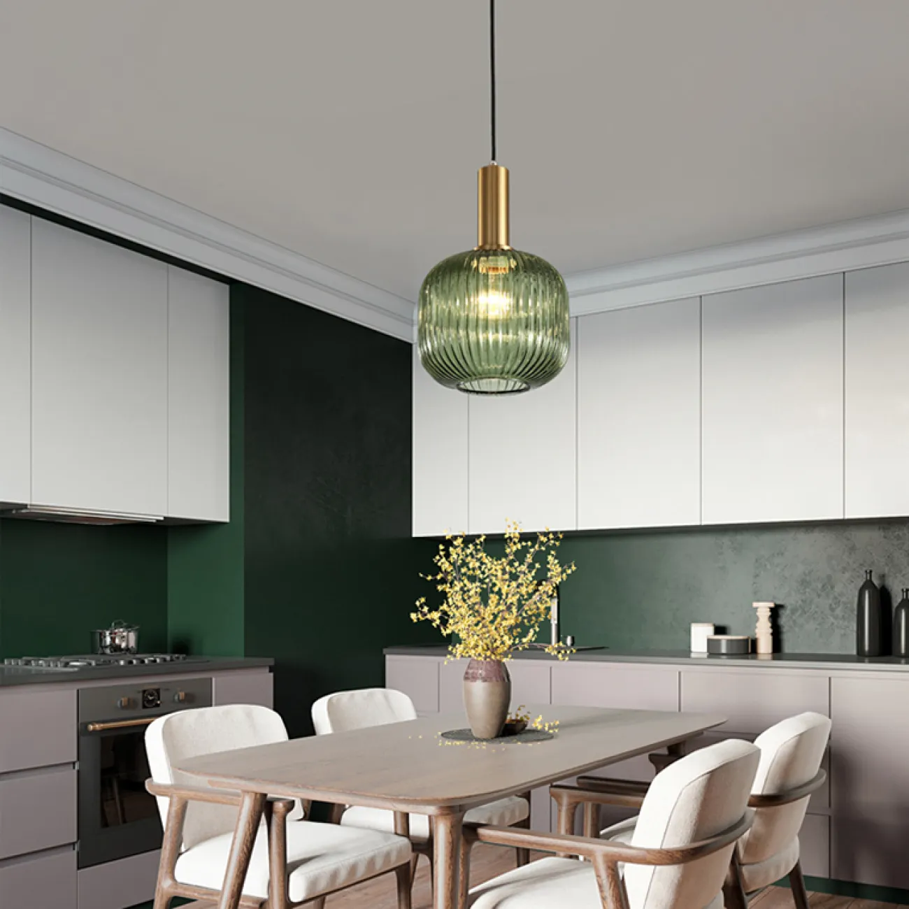 Подвесной светильник Ferm Living chinese lantern A Black / White от ImperiumLoft