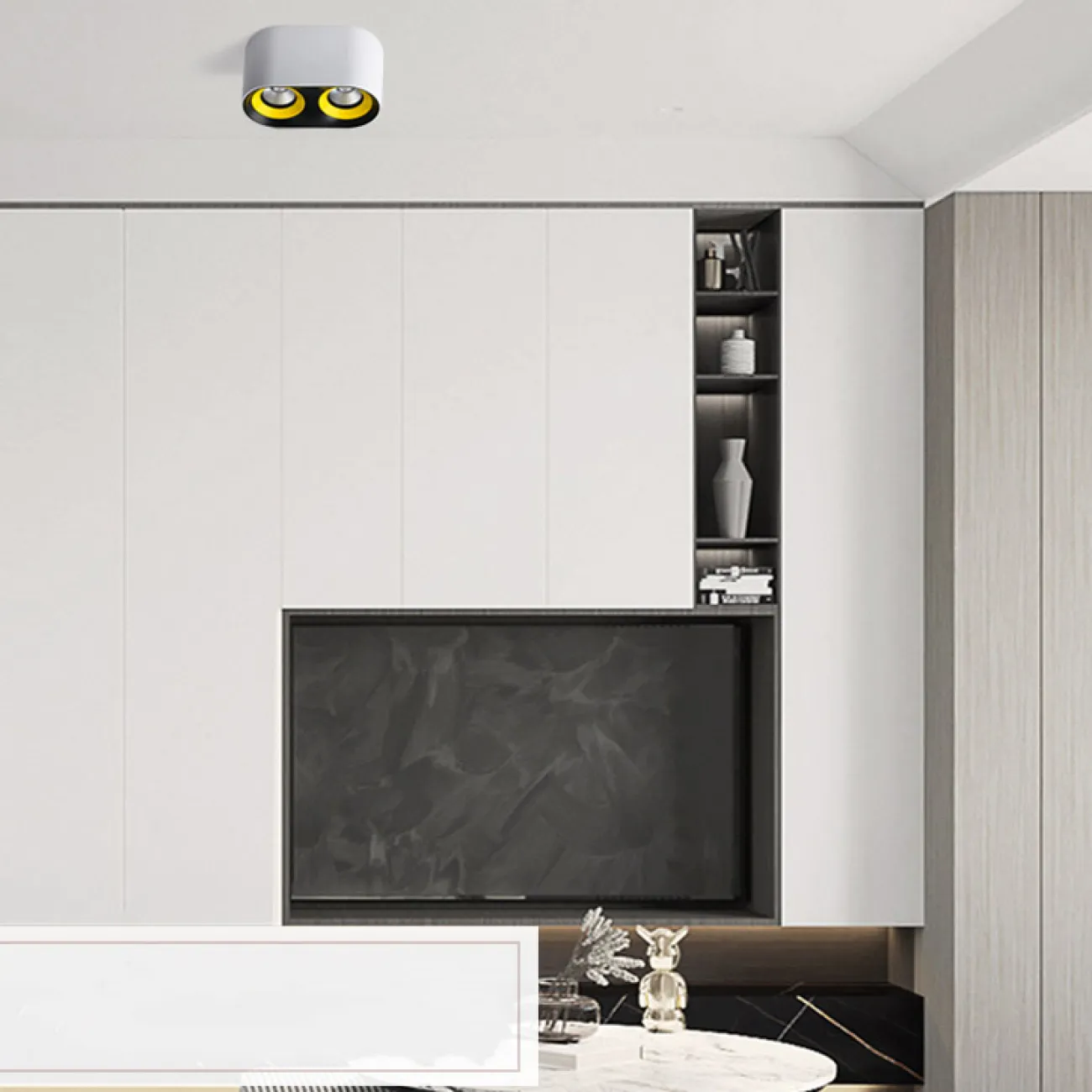 Точечный светильник REXTON A L2 White Grey 4000 К от ImperiumLoft