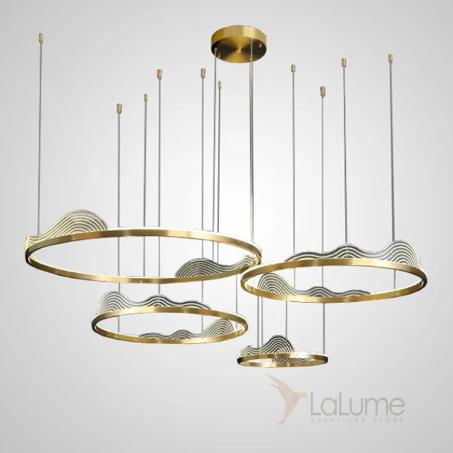 Подвесная люстра HANNA A C D40 D60 D80 D100 4R от ImperiumLoft