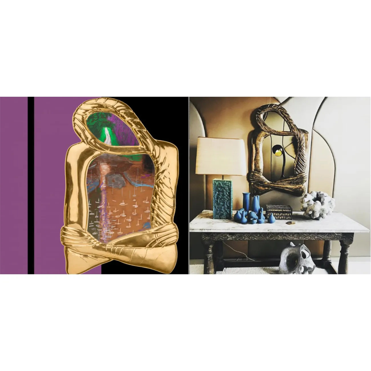 Зеркало Charles Tassin Mirror designed by MAY Editions от LaLume