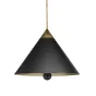 Подвесной светильник Cleo Pendant Brass & Black designed by Kelly Wearstler