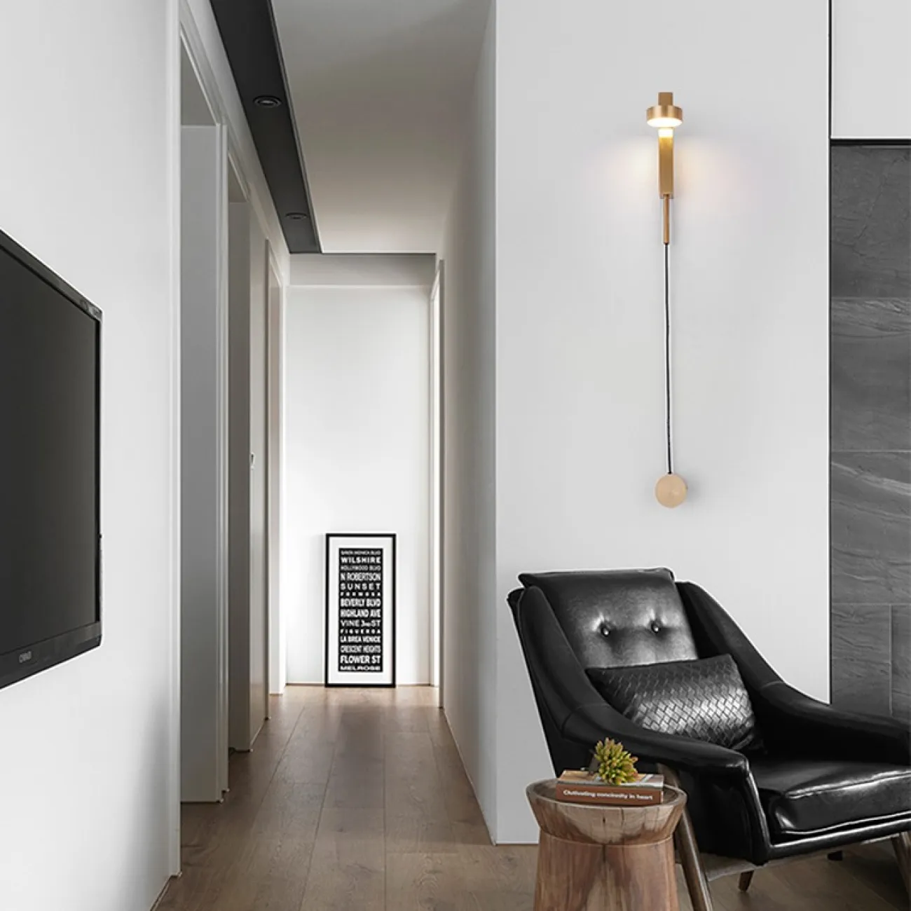 Настенный светильник DENZIL Black от ImperiumLoft Настенный светильник DENZIL Black от ImperiumLoft