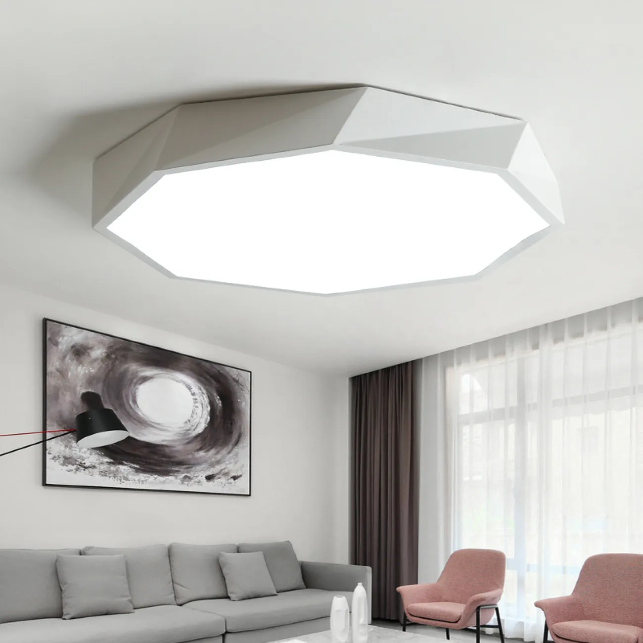 Потолочный светильник GEOMETRIC A D30 Yellow от ImperiumLoft