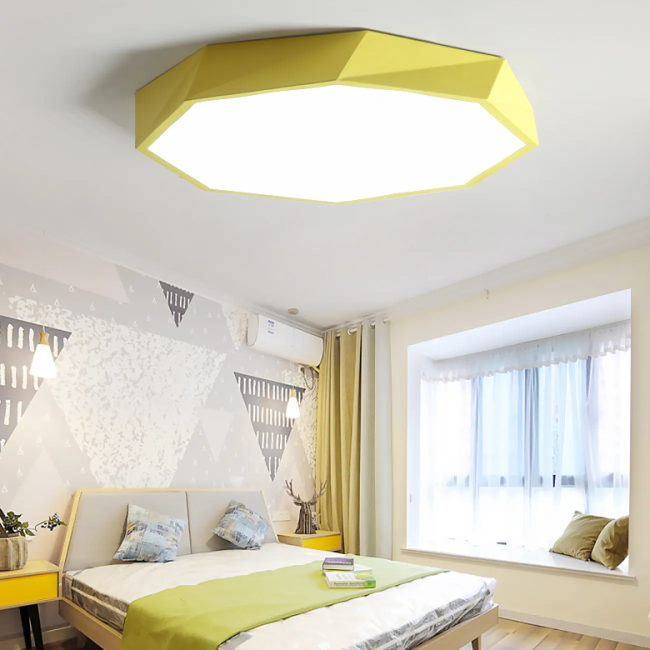 Потолочный светильник GEOMETRIC A D30 Yellow от ImperiumLoft