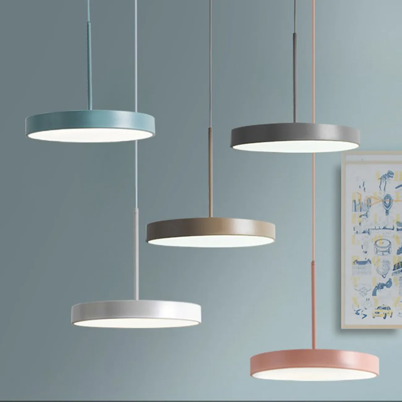 Подвесной светильник TURNA ONE D40 Gray by ImperiumLoft от ImperiumLoft