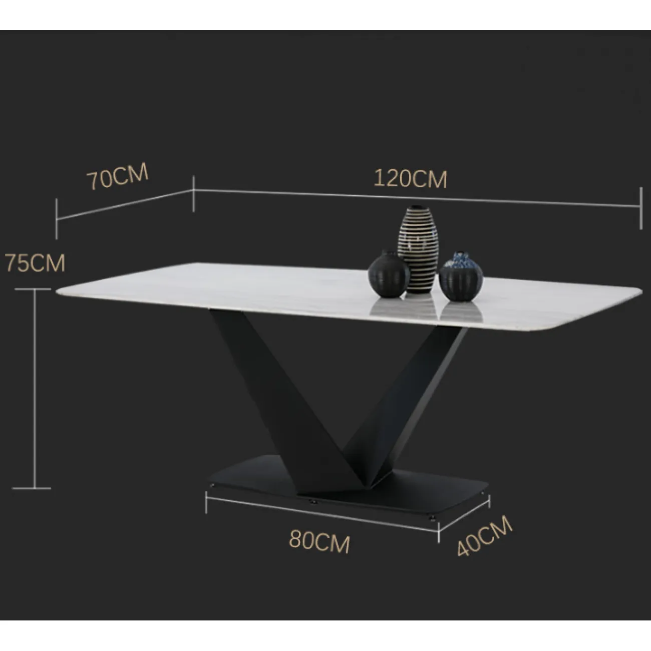 Дизайнерский обеденный стол LaLume-AZ00328