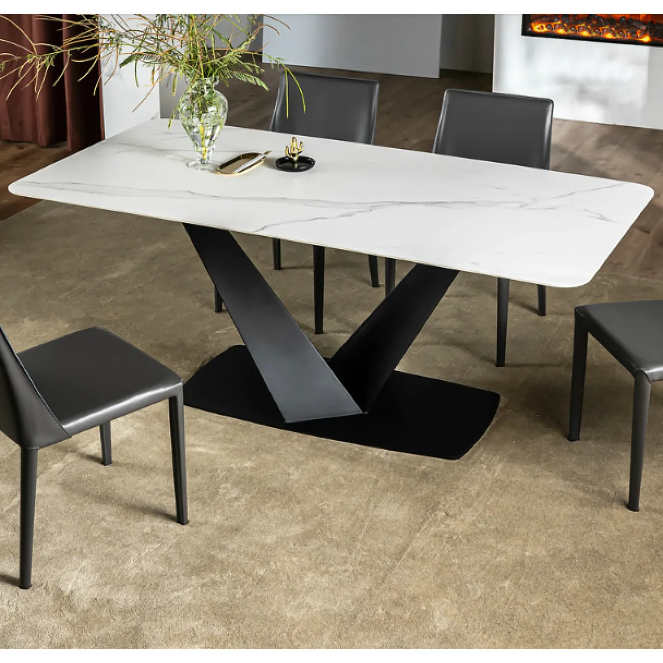 Дизайнерский обеденный стол LaLume-AZ00328