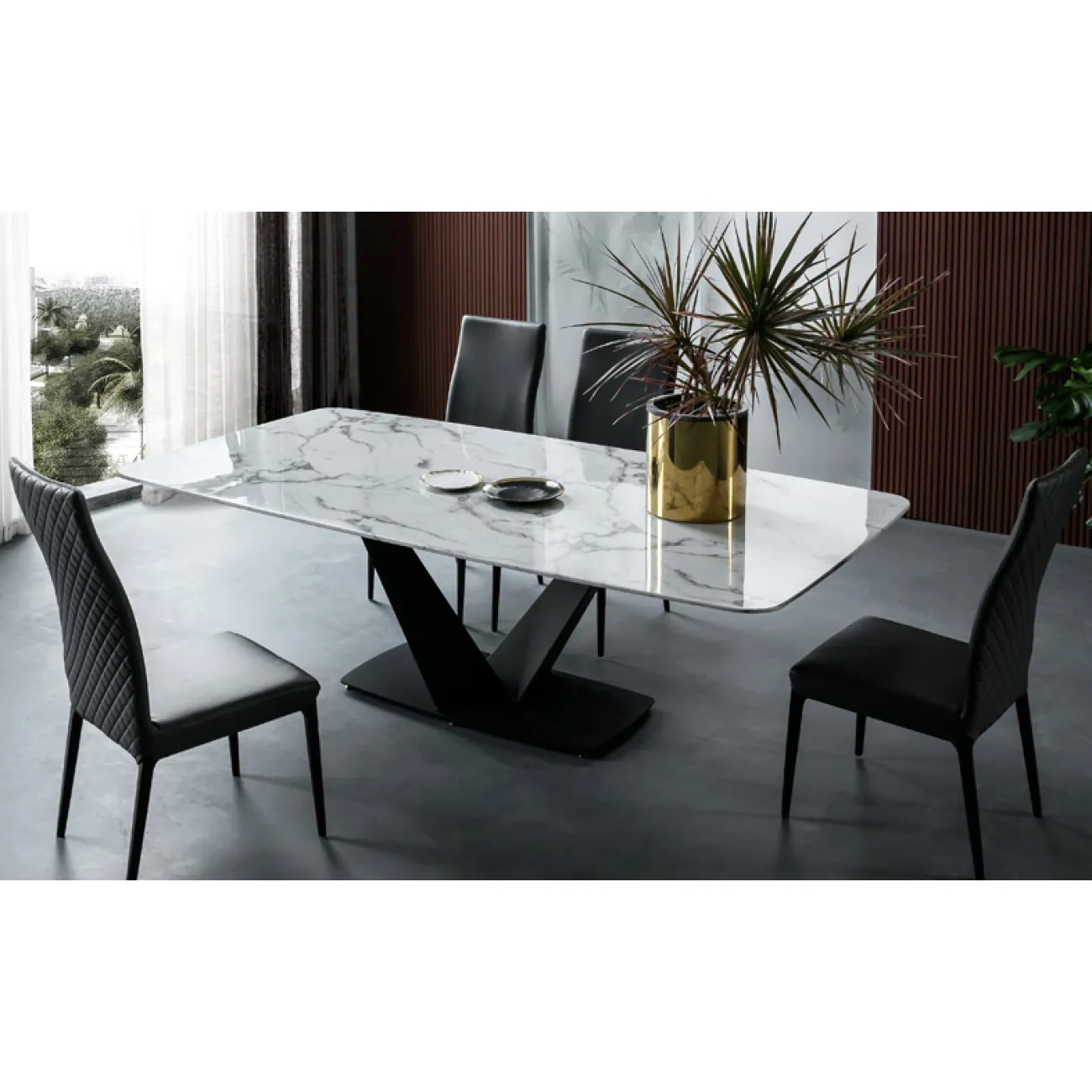 Дизайнерский обеденный стол LaLume-AZ00328