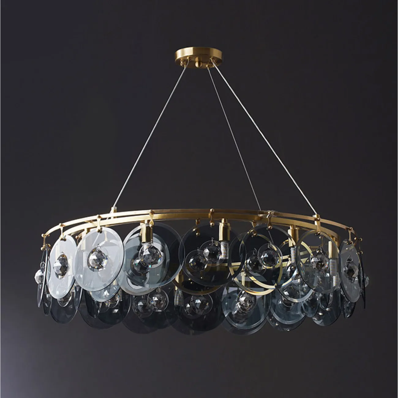 Подвесная люстра ROMANCE D80 от ImperiumLoft