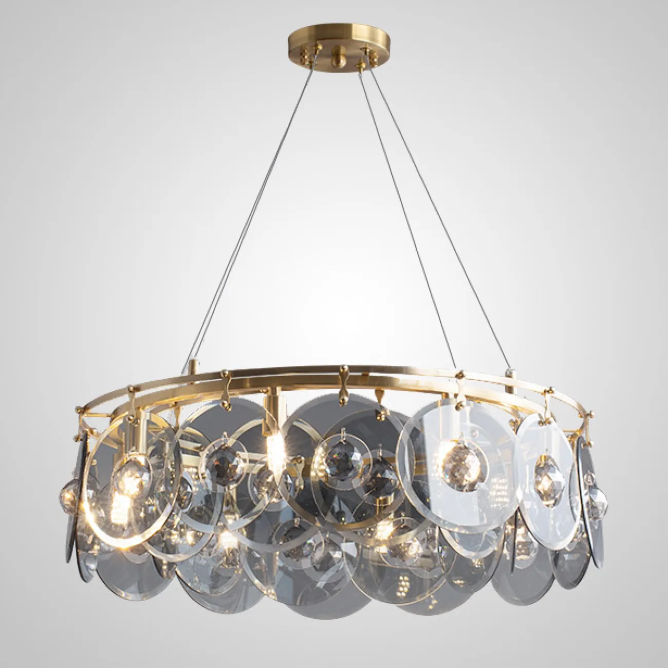 Подвесная люстра ROMANCE D80 от ImperiumLoft