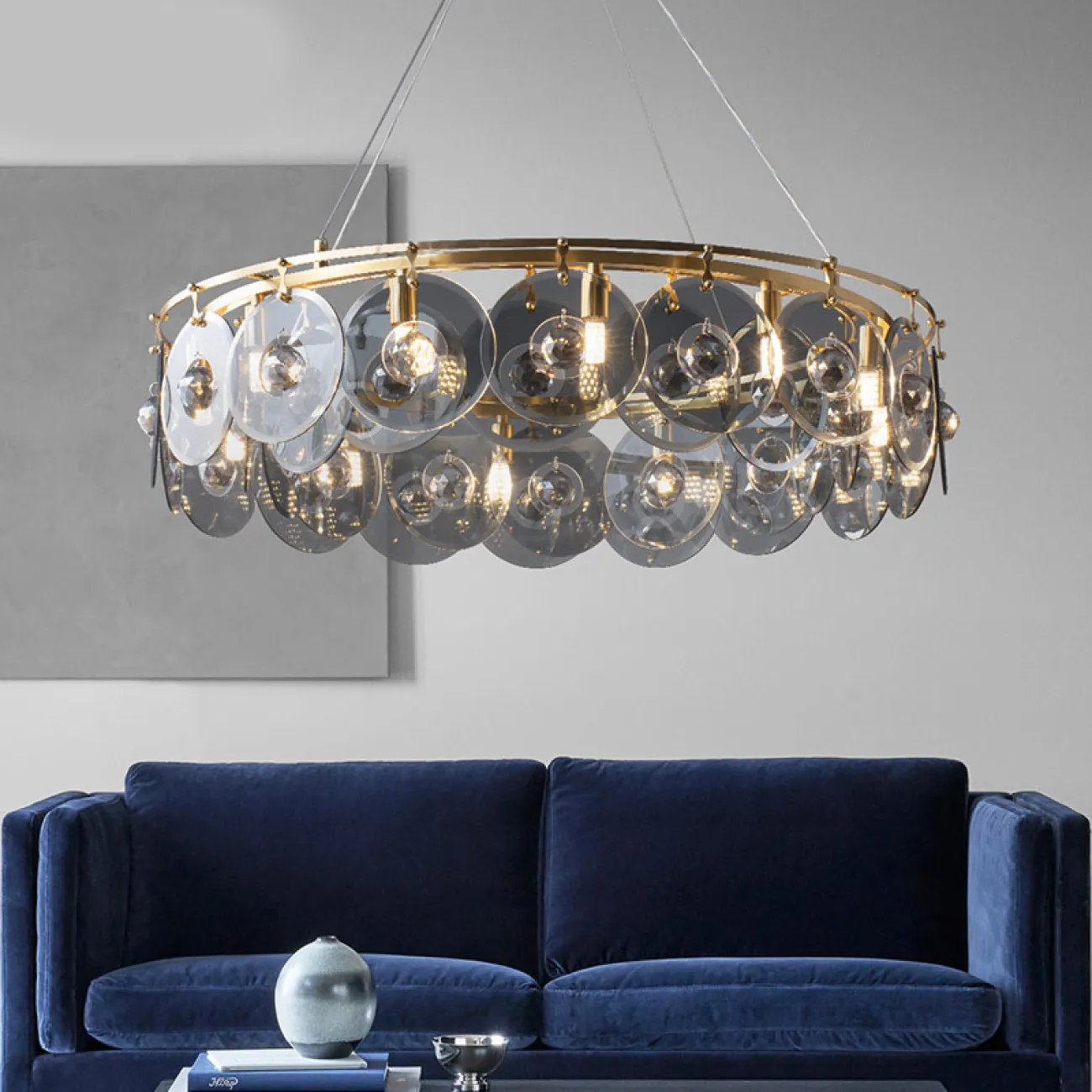 Подвесная люстра ROMANCE D80 от ImperiumLoft