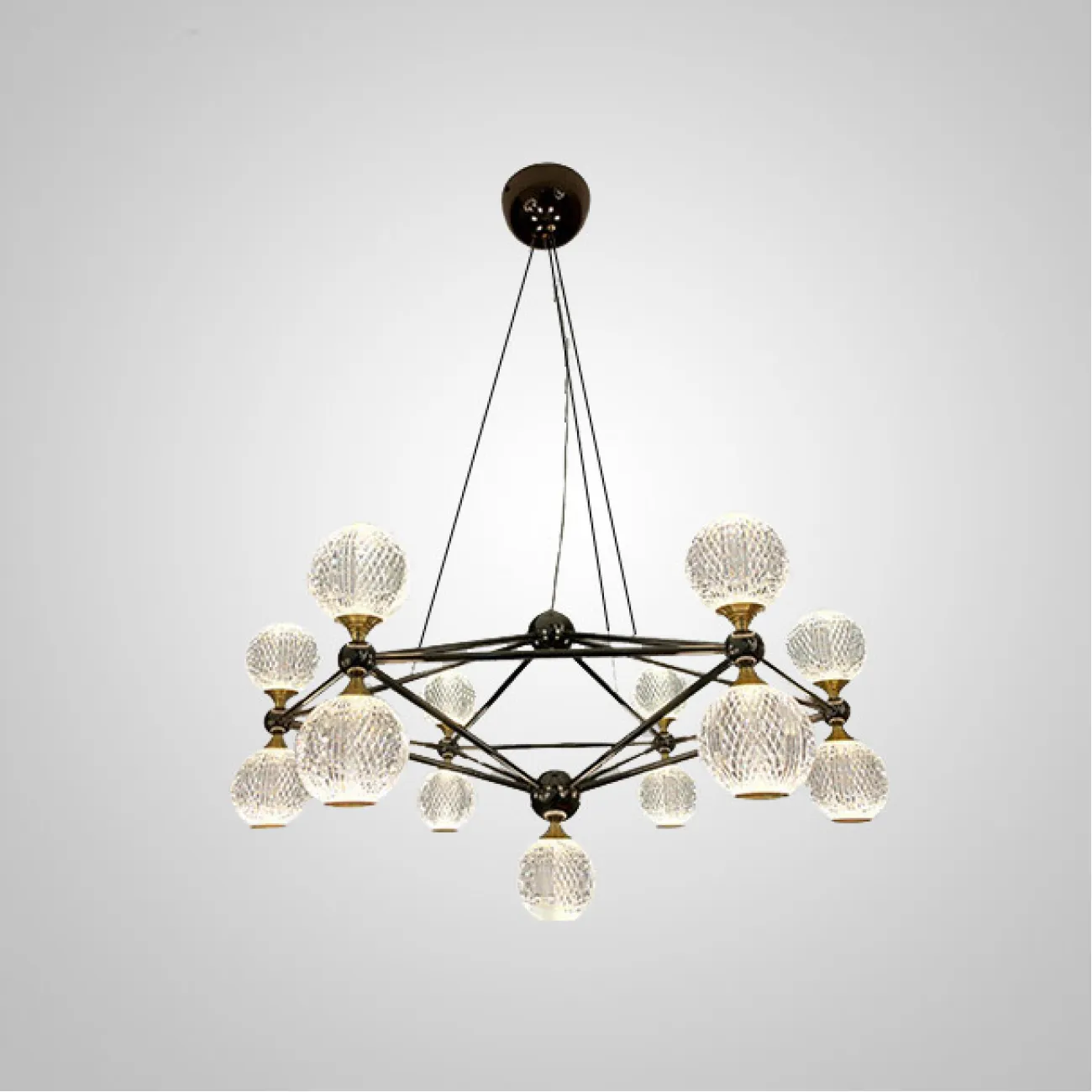Подвесная люстра TRENTON L13 Gold от ImperiumLoft