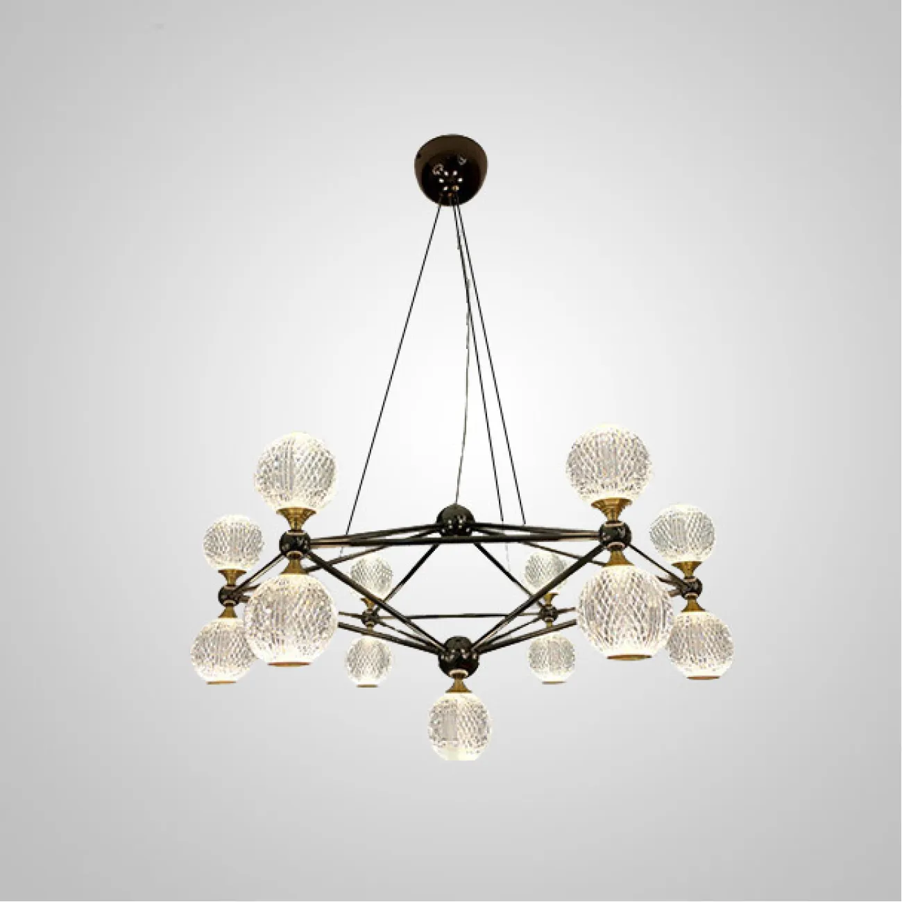 Подвесная люстра TRENTON L9 Gold от ImperiumLoft